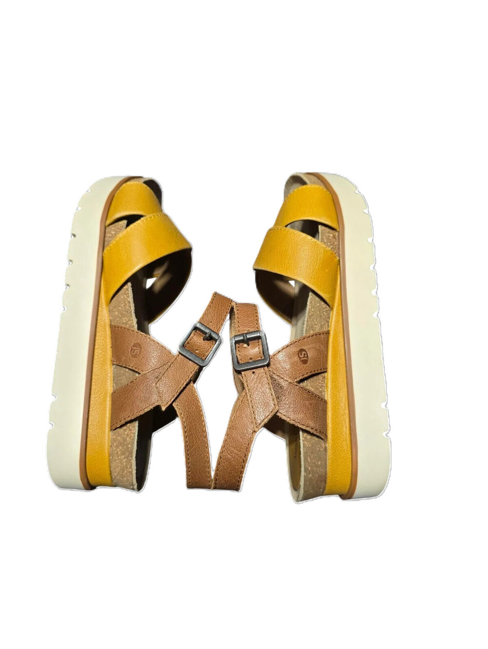 Josef Seibel Clea 10 Yellow Kombi Sandals - Picture 5 of 9